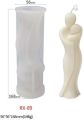 Sukrip Store Couple Body Shape Candle Molds with 50 Candle Wicks & Holder I 3D Fondant Silicone Wax Mould I for Handmade Aromatherapy Plaster, Soap, Clay, Art Craft Gift Making Tools. 