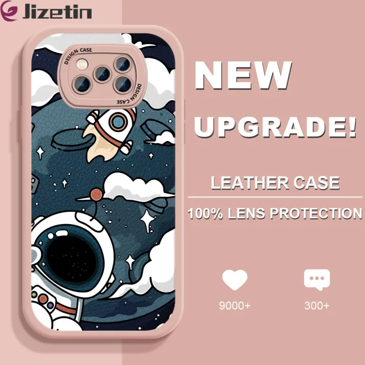 Jizetin%20for%20Xiaomi%20Poco%20X3%20Pro%20/%20Poco%20X3%20NFC%20Back%20Cover%20Cloud%20Astronaut%20PU%20Leather%20For%20Girls%20Boys%20Soft%20Phone%20Case%20-%20Image%202