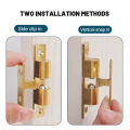 40/50/60mm Cabinet Copper Touch Beads Lock - Self-Locking Door Spring Clip Latch - Cupboard Closet Durable Double Ball Catches - Home Furniture Improvement. 