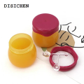 DISICHEN 1pc 5ml Portable Honey Lip Gloss Empty Bottle Cute Plastic Balm Container Jar Shaped Reusable with Small Spoon Refillable Hot. 