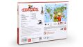 UnikPlay Geografika World Map Game | Non-Tearable, Waterproof Illustrated Map With 280+ Trivia Questions, 48 Double-Sided Cards. 