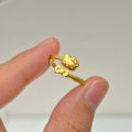 New Sanrio Hello Kitty Open Rings Women Cartoon Simple Trendy Holiday Jewelry Gift For Friends NBVN. 