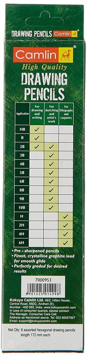 Camlin%20Drawing%20Pencil%20-%20Pack%20Of%206%20-%20Image%203