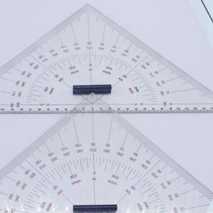 ARELENE 2X Chart Drawing Triangle Ruler for Ship Drawing 300mm Large ...