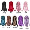 Soft Silky Long Satin Bonnet Natural And Curly Extra Large Size Hair Cap With Tie For Comfortable Night Sleep 1Pcs. 
