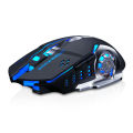 T-WOLF Q13B Dual Mode Wireless Mouse | Bluetooth + 2.4GHz USB | Silent Click | High Precision Ergonomic Mouse. 