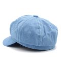 Jeans Octagonal Hats for Women Newsboy Cap Men Ladies Casual Cotton Hat Spring Summer Beret Women Painter Caps. 