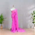 Plain Chiffon Saree For Women, Sifon Saree Plain, Chifon Saree For Women, Pink Saree. 