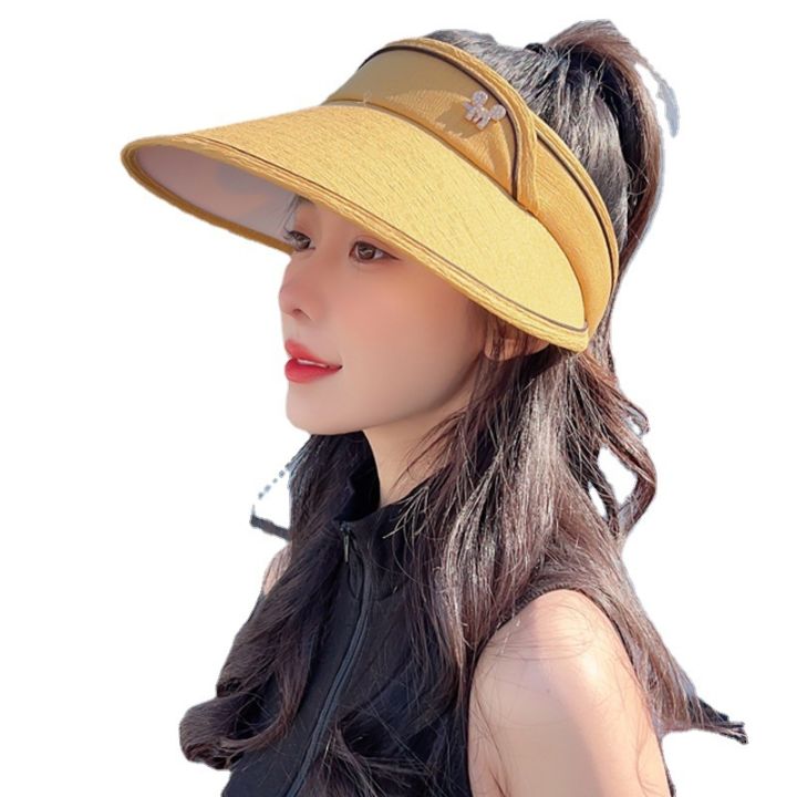 Face%20Mask%20UVUV%20Sun%20Hat%20New%20Korean%20Style%20Ladies%20Summer%20Beach%20Sun%20Hat%20Protective%20Wide%20Brim%20Outdoor%20Sun%20Hat%20-%20Image%205