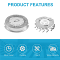 NAMUNY 4Pcs Replacement Shaver Blade Cutters for HQ3 HQ30/HQ32/HQ36/HQ300, Silver. 