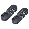 2X Portable Mini Knife Multifunction Sharpener, Steel Outdoor EDC Mini Tool Sharpener. 