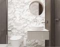 2M White Marble Wallpaper | Vinyl Wrap Granite Wallpaper | White Marble Wall Sticker. 