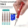 Difutagui Zheng Electronics Mobile Phone Glasses Magnetization Tape Affordable Portable Set Screwdriver 5 in 1 Precision, Suitable for. 