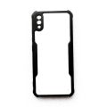 Vivo V11 Bumper Case | Back Hard Transparent Clear Shockproof TPU Phone Cover |. 