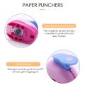8 Pieces Paper Punches Craft Hole Scrapbook Punches, Shapes Random. 