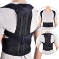 Unisex Magnetic Back Brace Posture Corrector Therapy Shoulder Belt For Lower And Upper Back Pain Relief. 