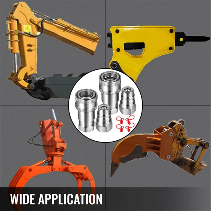 Cluellp-4x%20-S4-04%201/2inch%20NPT%20ISO5675%20Hydraulic%20Quick%20Connect%20Tractor%20Hydraulic%20Coupler%20Agricultural%20Quick%20Disconnect%20-%20Image%202