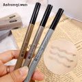Ashunqiwen 2025 3 Point Ultra Fine Eyebrow Eyelash Pen Make-up for Women Liquid Eyeliner Pencil Dark Brown Lasting Waterproof Eyebrow Tattoo Pen. 