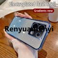 Renyuan Poko F6pro M6pro X6pro Luxury Glitter Case For Xiaomi Mi Poco X6 【2025 Version】 M6 F6 Pro 5g 4g Gradient Soft Silicone Plating Women Back Cover. 