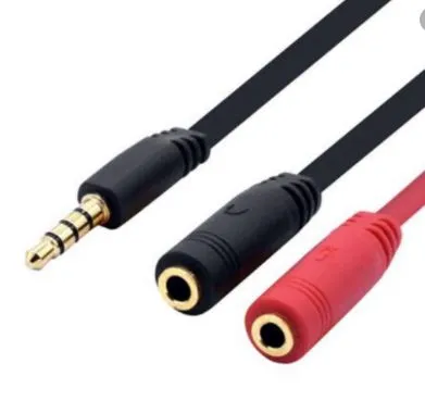 Headphone/Microphone%20Combo%20Jack%20Splitter%20Adapter%20Black%203.5mm%20Cable%20Converter%20-%20Image%202