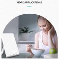 1Set Light Therapy Lamp Touch Dimmable Night Light Timer Function for Home/Travelling. 