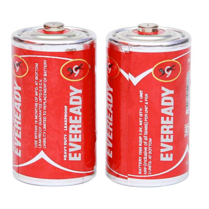 Eveready D Size Battery 2pcs For Gas Geyser