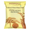 Patanjali Traditional Whole Wheat Chakki Atta With Bran 5kg. 
