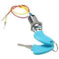 sports Universal 2 Wires Ignition Switch Keys Lock for Electric Bike Scooters E-bike. 