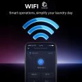 Haier 12 kg 5 Star Wi-Fi Inverter Fully Automatic Front Load Washing Machine (F9, HW120-DM14F9BKU1, Direct Motion Motor, Black). 