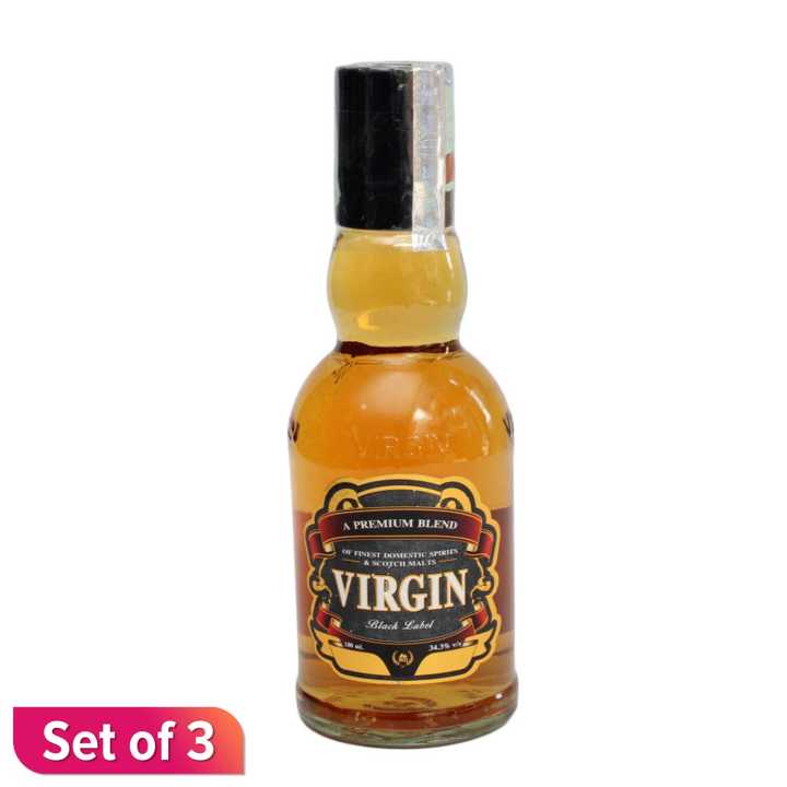 Virgin Black Label 180ml Set of 3