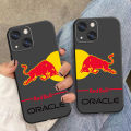 Fashion Red Bull Logo Phone Case For Apple iPhone 15 14 13 12 11 SE XS XR X 7 8 6 mini Plus Pro MAX Soft Black Cover. 