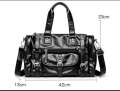 Quality PU Leather Casual Cross-body Messenger Hand Bag For Men- Black - Men's Travel Messenger Bags |. 