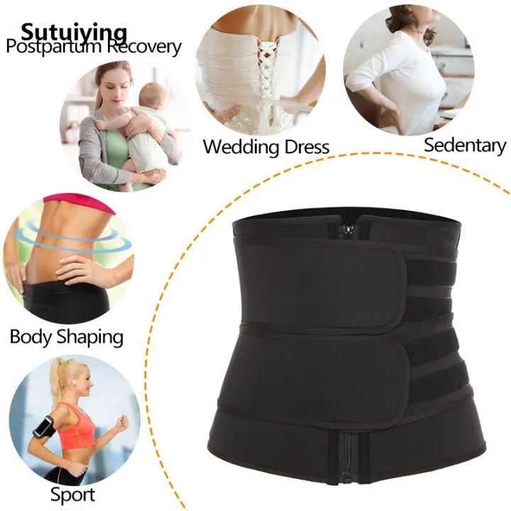 Sutuiying%201pc%20Waist%20Trainer%20Slimming%20Body%20Shaper%20Fitness%20Belt%20Weight%20Loss%20Fat%20Bargain%20price%20Burning%20Sport%20Girdle%20Sweat%20Trimmer%20Workout%20Cincher%20Shapewear%20-%20Image%204
