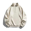 New Cool Chain Comfortable Terry Cotton Quarter Zip Sweatshirt For Men. 