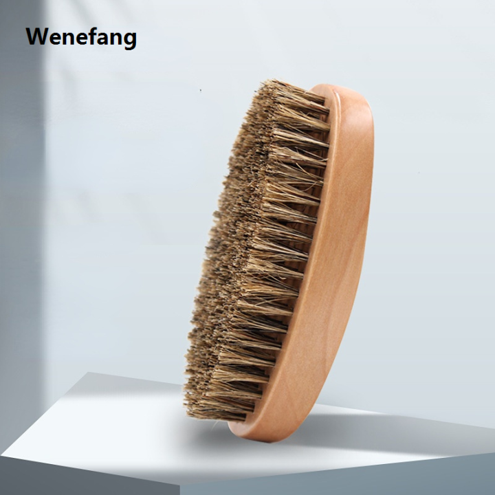 Wenefang%20Boar%20Bristle%20Men's%20Shaving%20Brush%20Portable%20Barber%20Natural%20Beard%20Brush%20For%20Facial%20Cleaning%20Mustache%20Tools%20Vintage%20Oil%20Head%20Brush%20-%20Image%203
