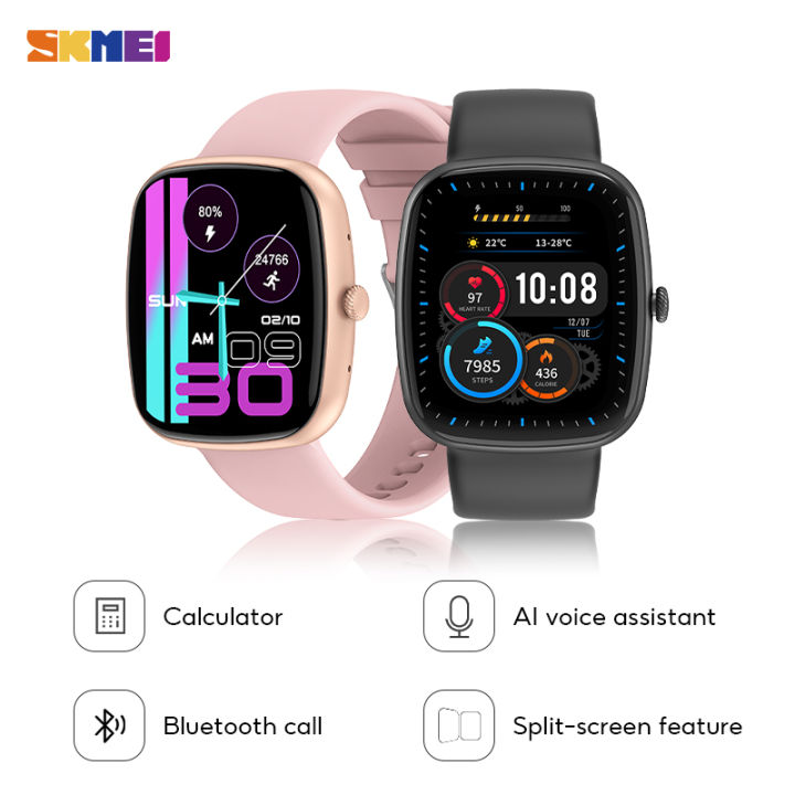 Vylon%20SKMEI%20X%20BOZLUN%20New%20Smartwatch%20Blood%20Pressure%20and%20Oxygen%20Monitoring%20with%20Bluetooth%20Call%20Calculator%204%20Games%2064MB+640KB%20Memory%20Smart%20Watch%20B510%20-%20Image%202