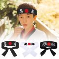 New Multi-purpose Hachimaki Headband Hygroscopic Costume Accessories Japanese Headband Breathable Karate Bandana Headwear Sports Exercise. 