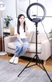 Ring Light 32cm Dimmable Led Ringlight With Tripod Stand Cp Holder For Makeup Photography Selfie. 