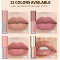 NumbTNumb HANDAIYAN 12 Color Matte Liquid Lipstick Kit Non Stick Cup Waterproof Lip Gloss Long Lasting Korean Cosmetics Makeup For Women. 