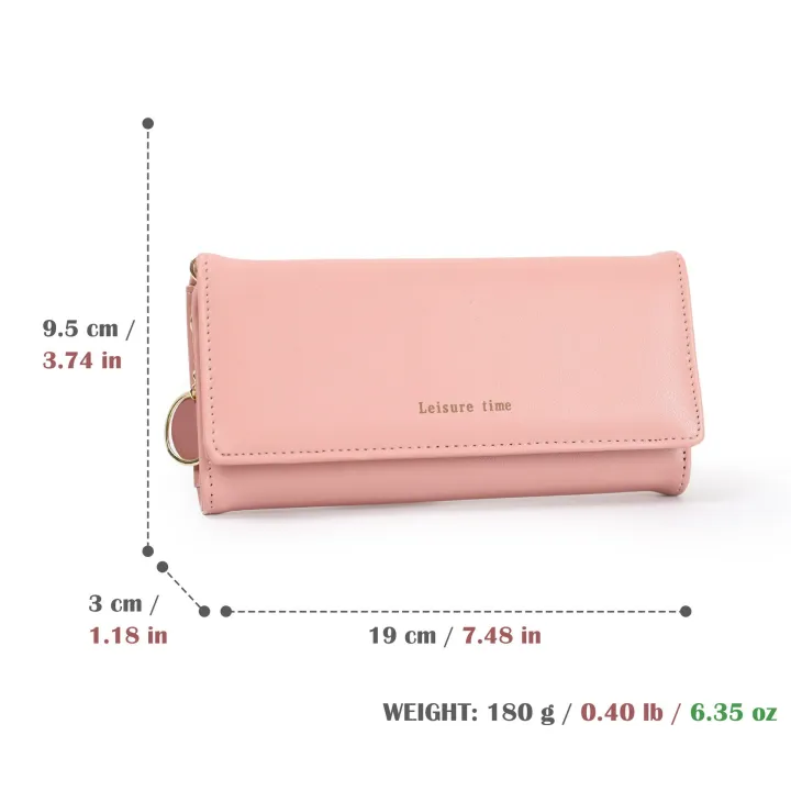 Labella%20New%20Ladies%20Wallet%20Korean%20Solid%20Color%20Trifold%20Wallet%20Simple%20Large%20Capacity%20Ladies%20Clutch%20Bag%20Wholesale%20-%20Image%205