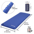 KingCamp Lightweight Damp-Proof Single / Double Airbed with Internal Pump. 