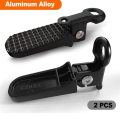 Bike Pedals Folding Bicycle Foot Pegs Rear Seat Footrest Pedals for Mountain Bike E-Bike. 
