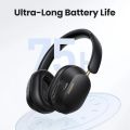 (HP203-35758, 35757) UGREEN HiTune Max5c Hybrid Active Noise Cancellation Headphones white and black, Over-Ear Headphones Adaptive Noise Cancellation, Hi-Res 75H Playtime, Bluetooth 5.4, Custom EQ via App, Foldable & Retractable Ergonomics. 