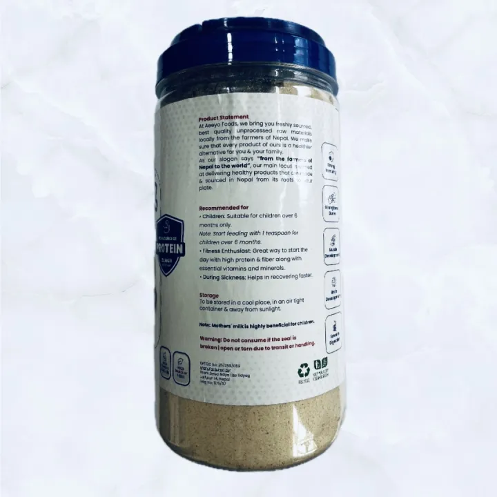 Aeeyo%20Multigrain%20Cereal%20Powder%201000%20GM%20(%20Organic%20Satu/Local%20Sattu)%2022.36%20GM%20Protein%20-%20Image%203