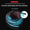 6mm*5m Exterior Car Chrome Body Strip Bumper Auto Door Protective Sticker Moulding Styling Trim Sticker Car Decoration Strip Tetuo. 