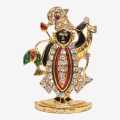 Golden Color Statue Of God Balaji. 