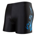 Men's swim trunks hot spring boxer loose conservative swimsuit plus size fashion flame adult swimming trunks factory direct sales. 