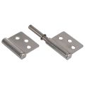 NAMUNY 2 Pcs 3 Inch 360 Degree Rotating Window Door Flag Hinge & 100Pcs Flat Self-Tapping Screw. 