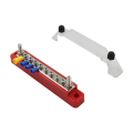 10 Way Screw Terminal Blocks 150A Busbar Replacement with Terminals for Vehicle and Boat Wiring Rebuilds Supports Up to 48V. 