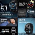 Promate Xwatch-S19 Rugged Smart Watch for Men, 1.95" Smartwatch with Bluetooth Calling, IP 67 Water Resistant, AI Voice Assistance, 100+Modes & Faces, 10+ Days Long Battery, Xwatch App. 